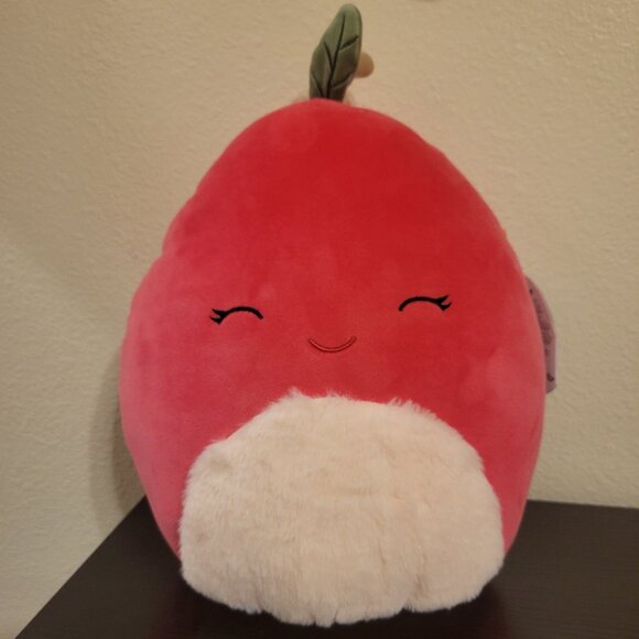 NWT Squishmallows 14" Cherry - Picture 1 of 3